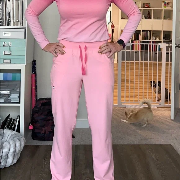 Figs Cranberry Cade Cargo pants Medium***  Read Description - Picture 7 of 9